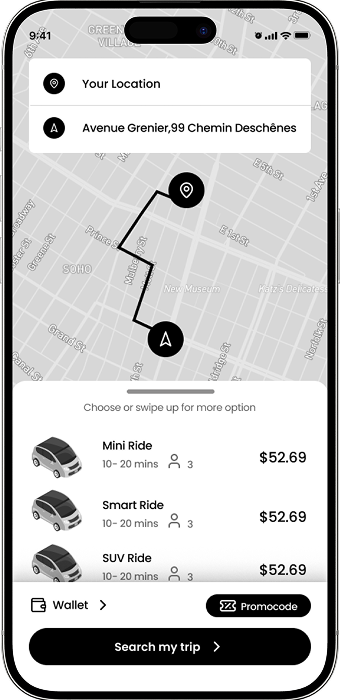 uber clone rider app