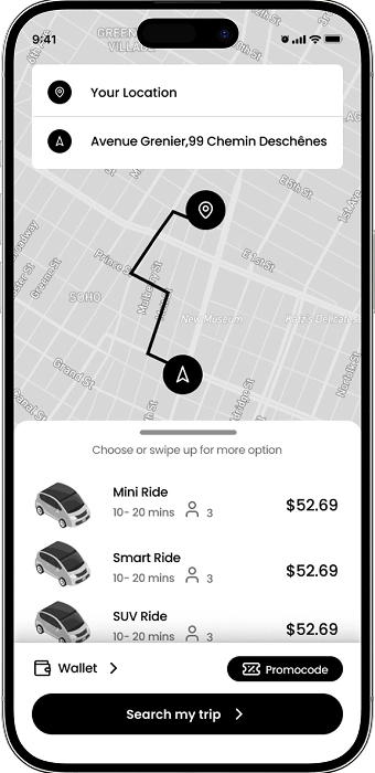uber clone rider app
