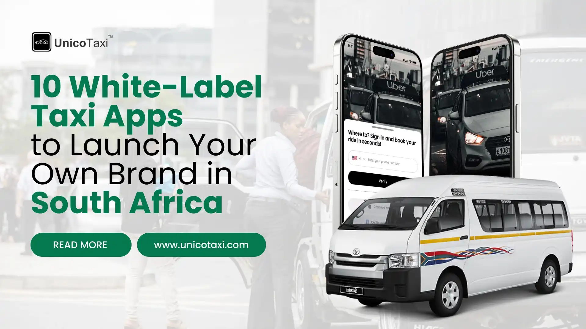 10 White-Label Taxi Apps to Launch Your Own Brand in South Africa