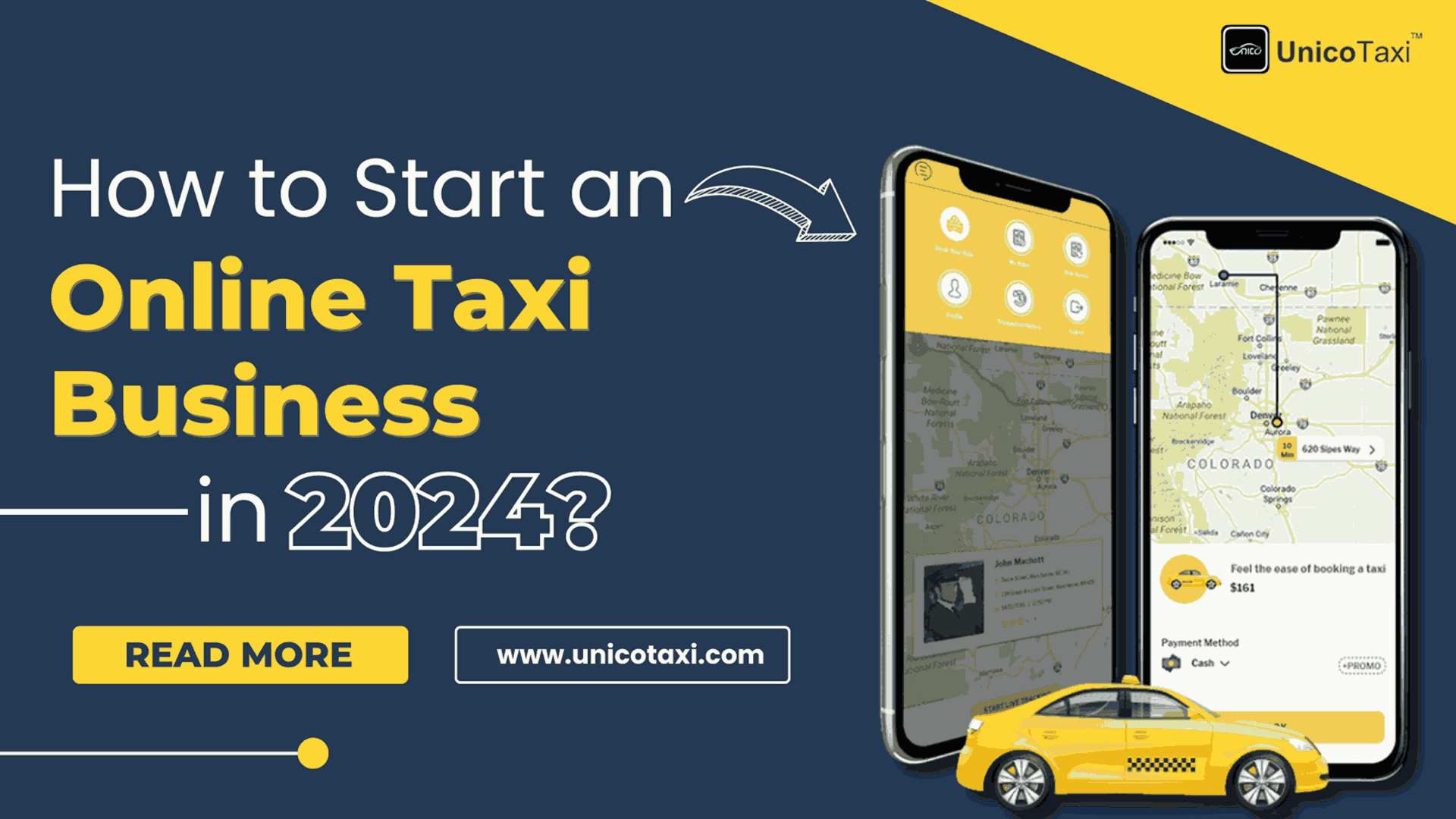How to Start an Online Taxi Business in 2024?