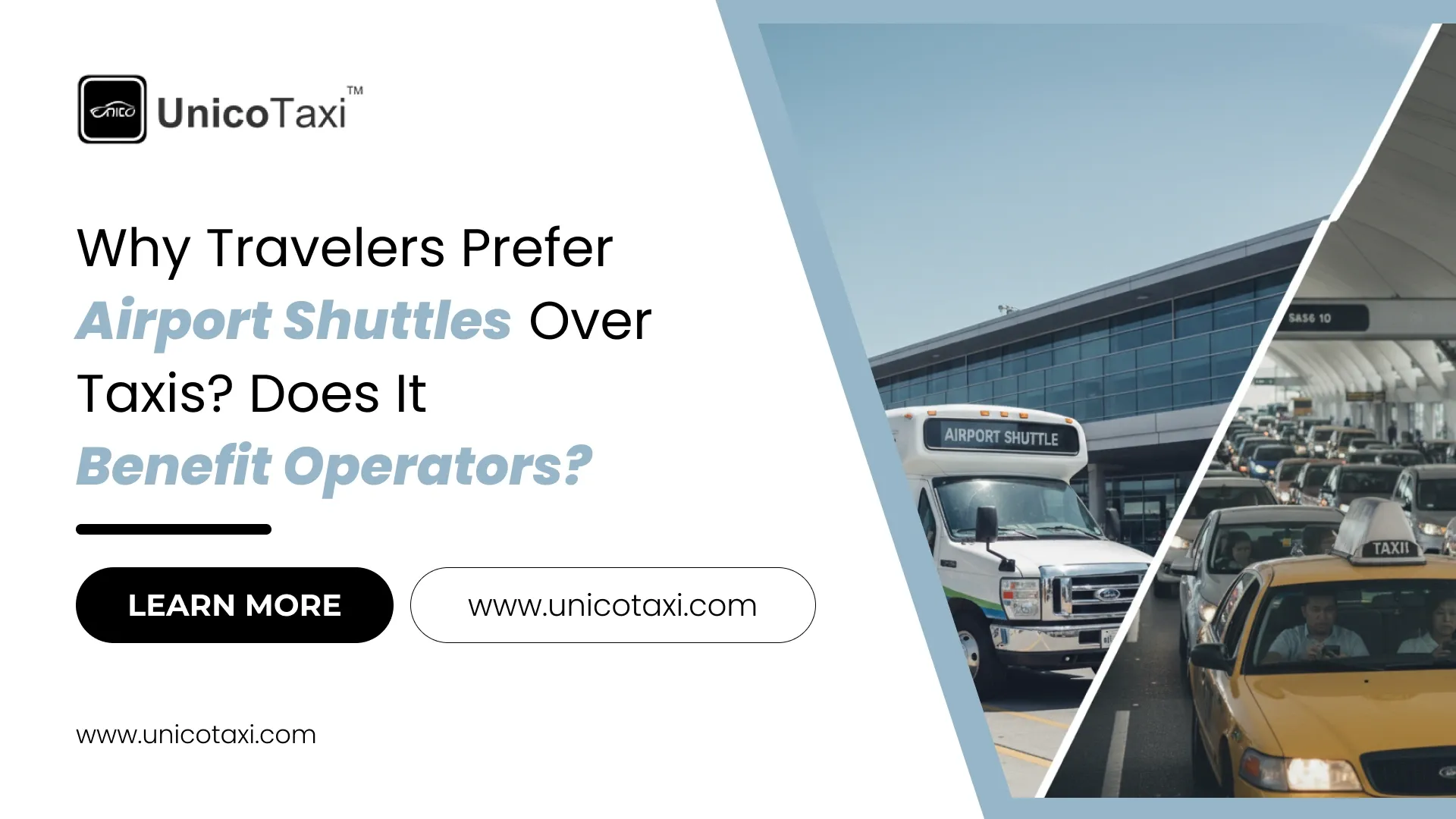 Why Travelers Prefer Airport Shuttles Over Taxis? Does It Benefit Operators?