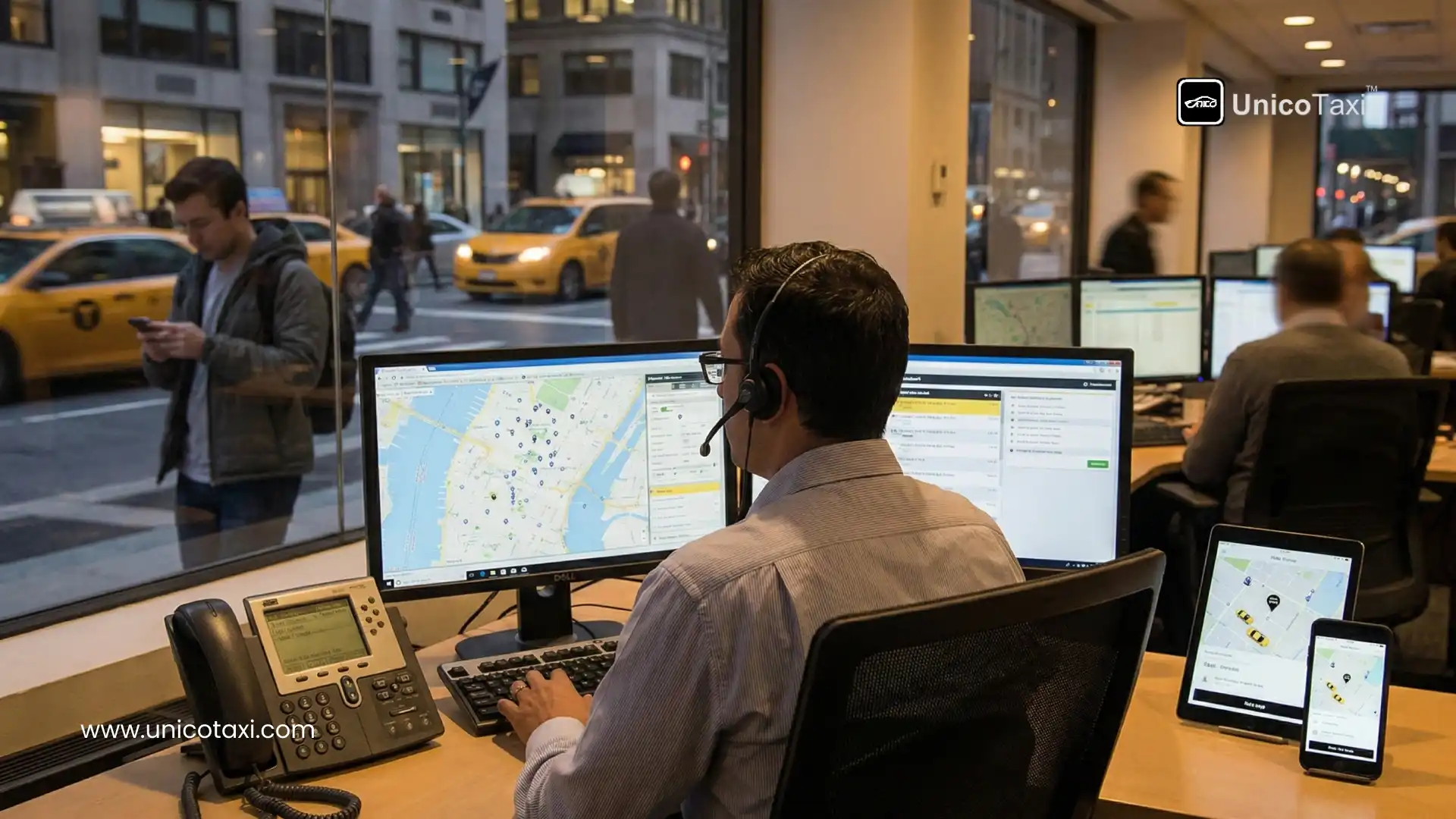 Which Taxi Dispatch Solutions Support Both Phone and App Booking?