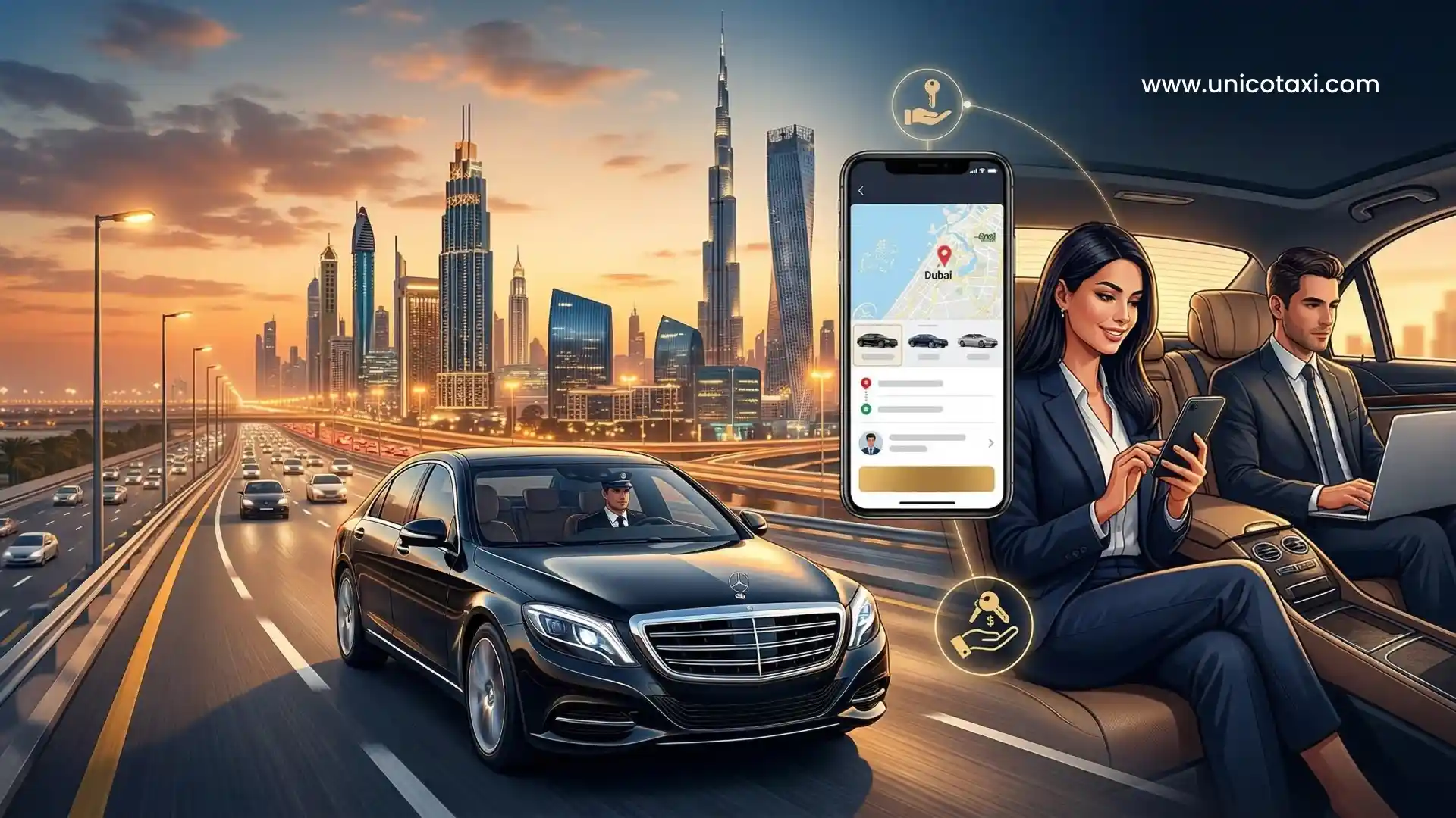 How to Launch a Taxi Booking App in the UAE for Luxury & Corporate Travel?