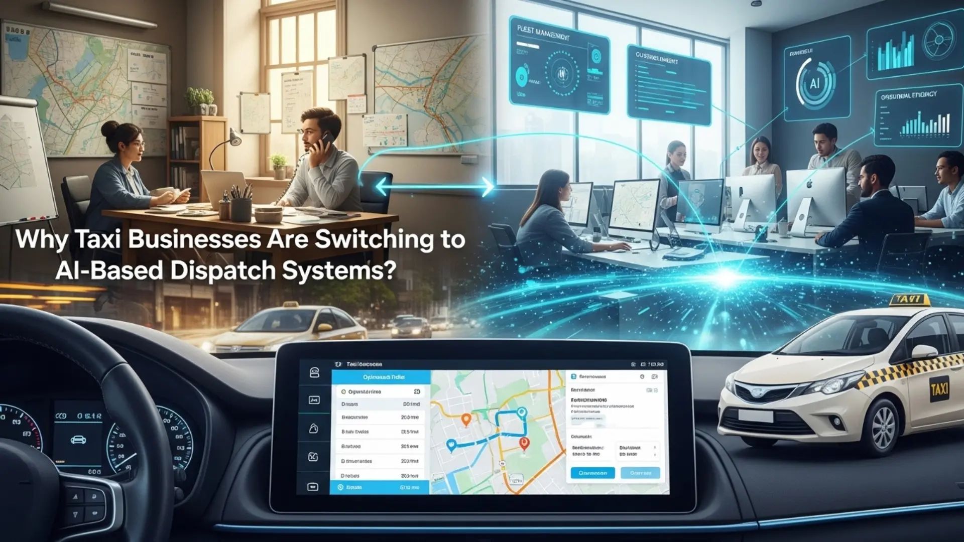 Why Taxi Businesses Are Switching to AI-Based Dispatch Systems?