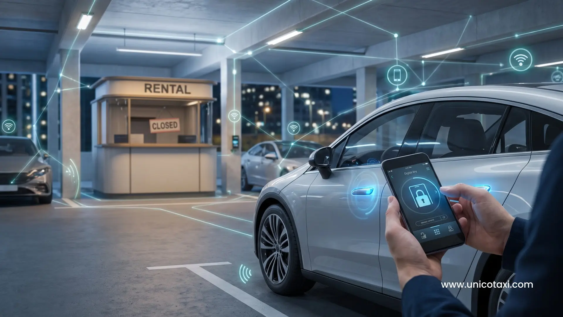 Contactless Car Rentals: How AI and IoT Are Disrupting the Traditional Rental Counter Experience