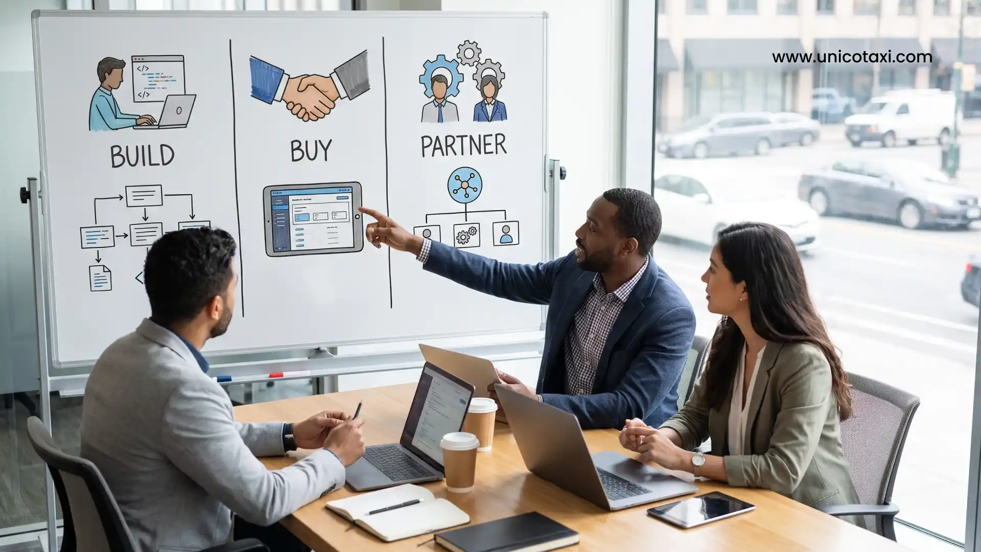 Build, Buy, or Partner: How Business Owners Should Decide on Ride-Hailing Technology Investment