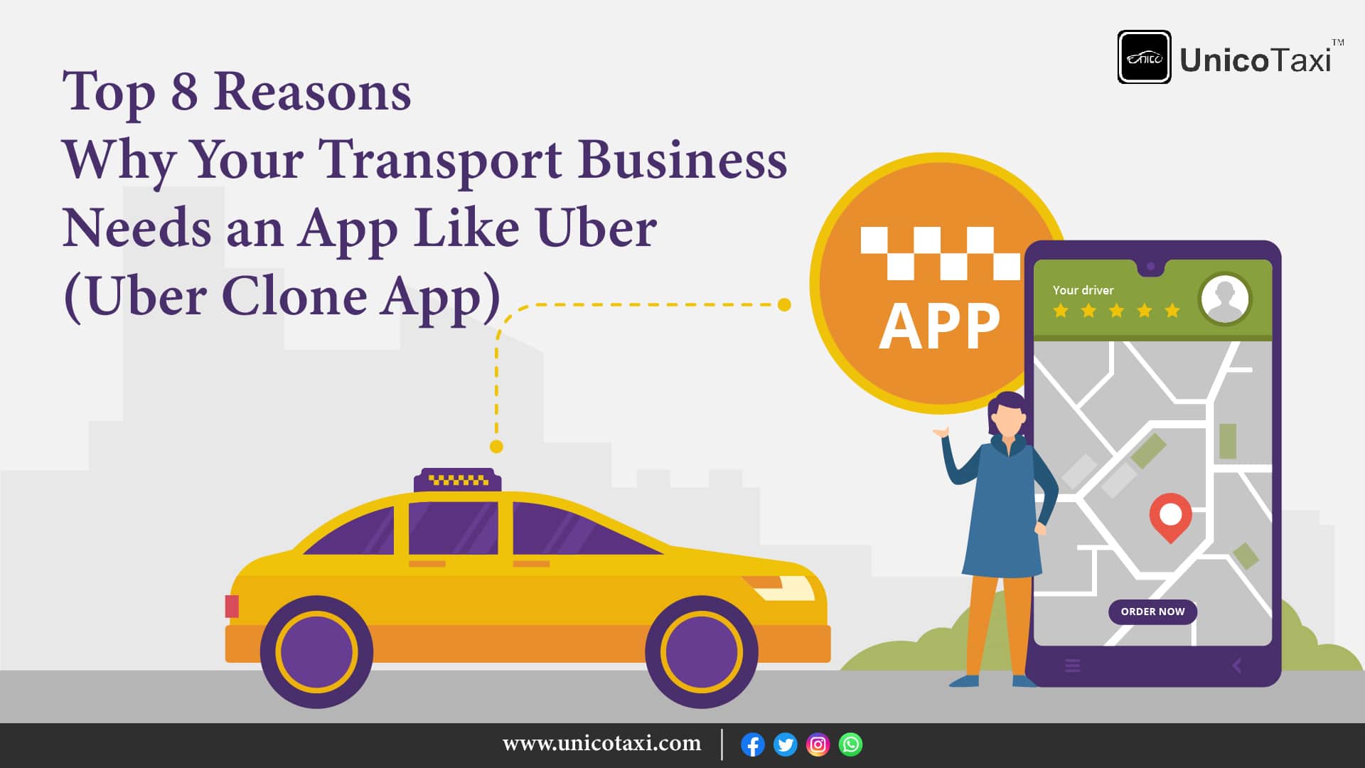 Top 8 Reasons Why Your Transport Business Needs an App Like Uber (Uber Clone)