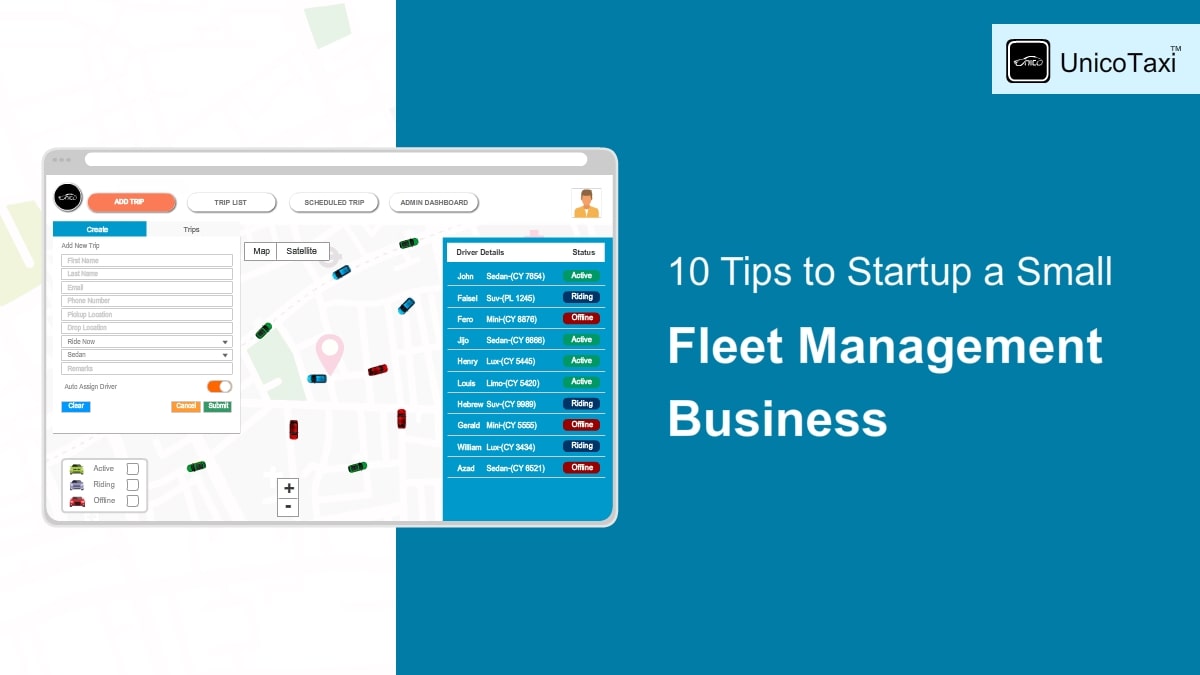 10 Tips to Startup a Small Fleet Management Business