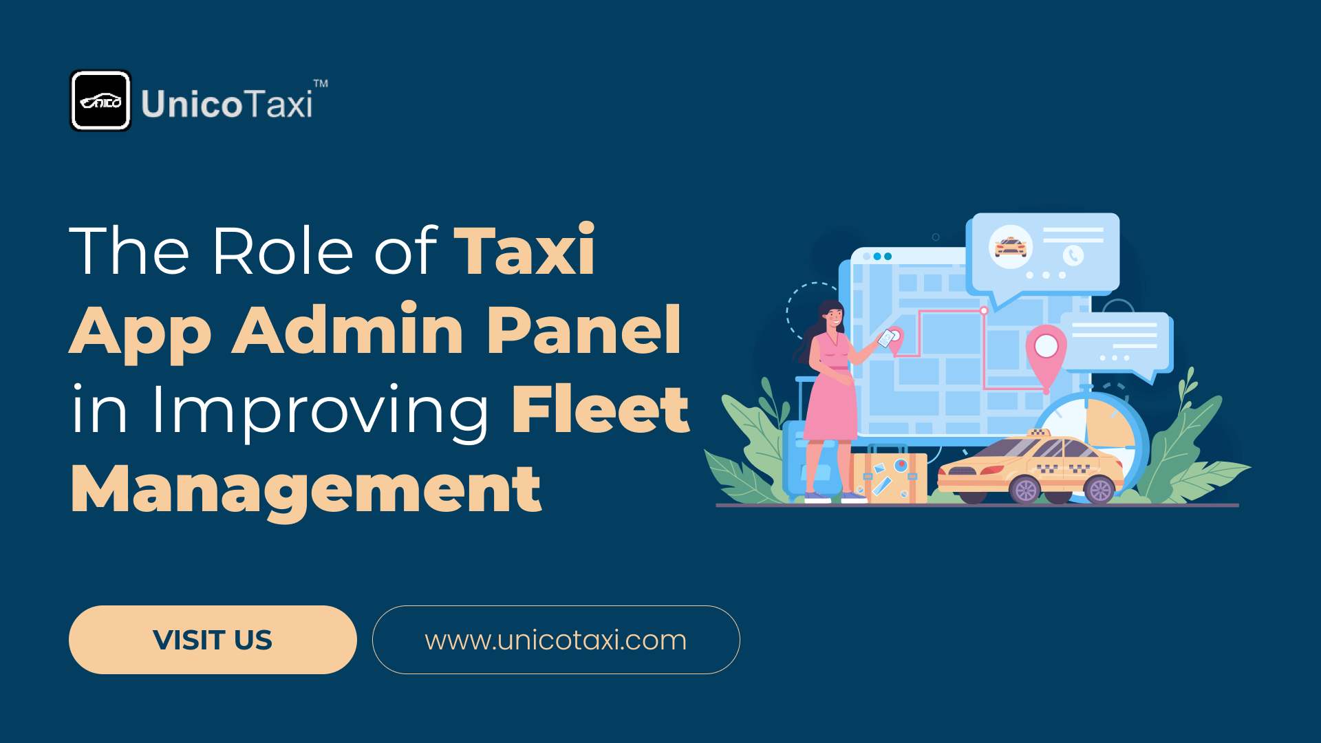 The Role of Taxi App Admin Panel in Improving Fleet Management