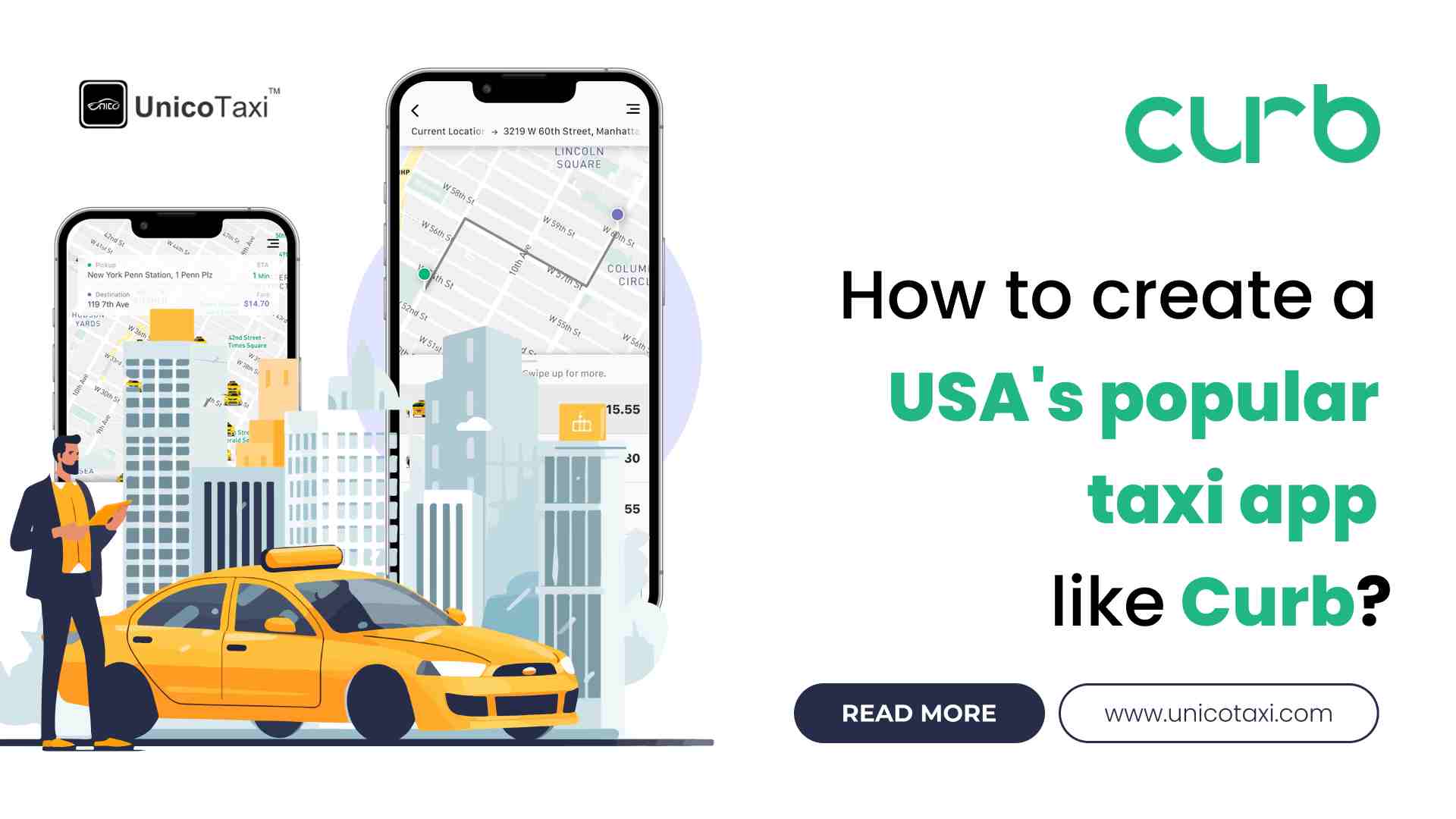 Taxi App like Curb: Let's Create an Uber Alternative in USA