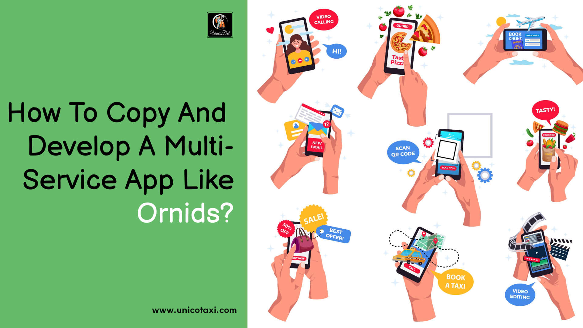 How to Copy and Develop a Multi-Service App Like Ornids?