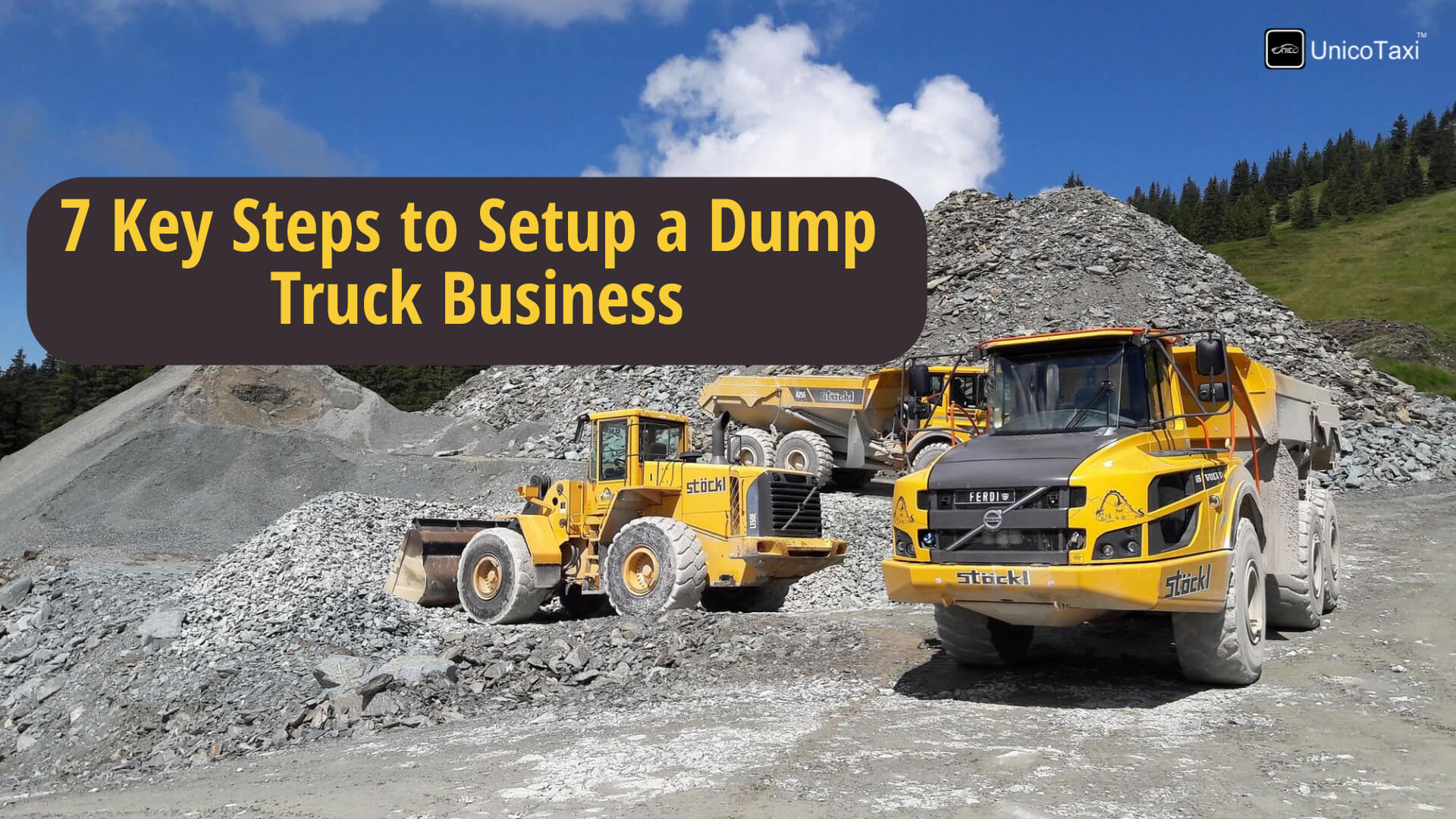 7 Key Steps to Setup a Dump Truck Business