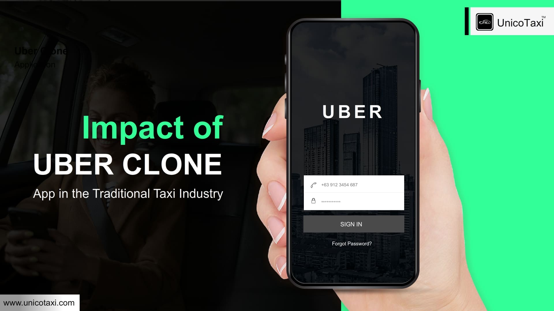 Impact of an Uber-clone App on the Traditional Taxi Industry - Unicotaxi