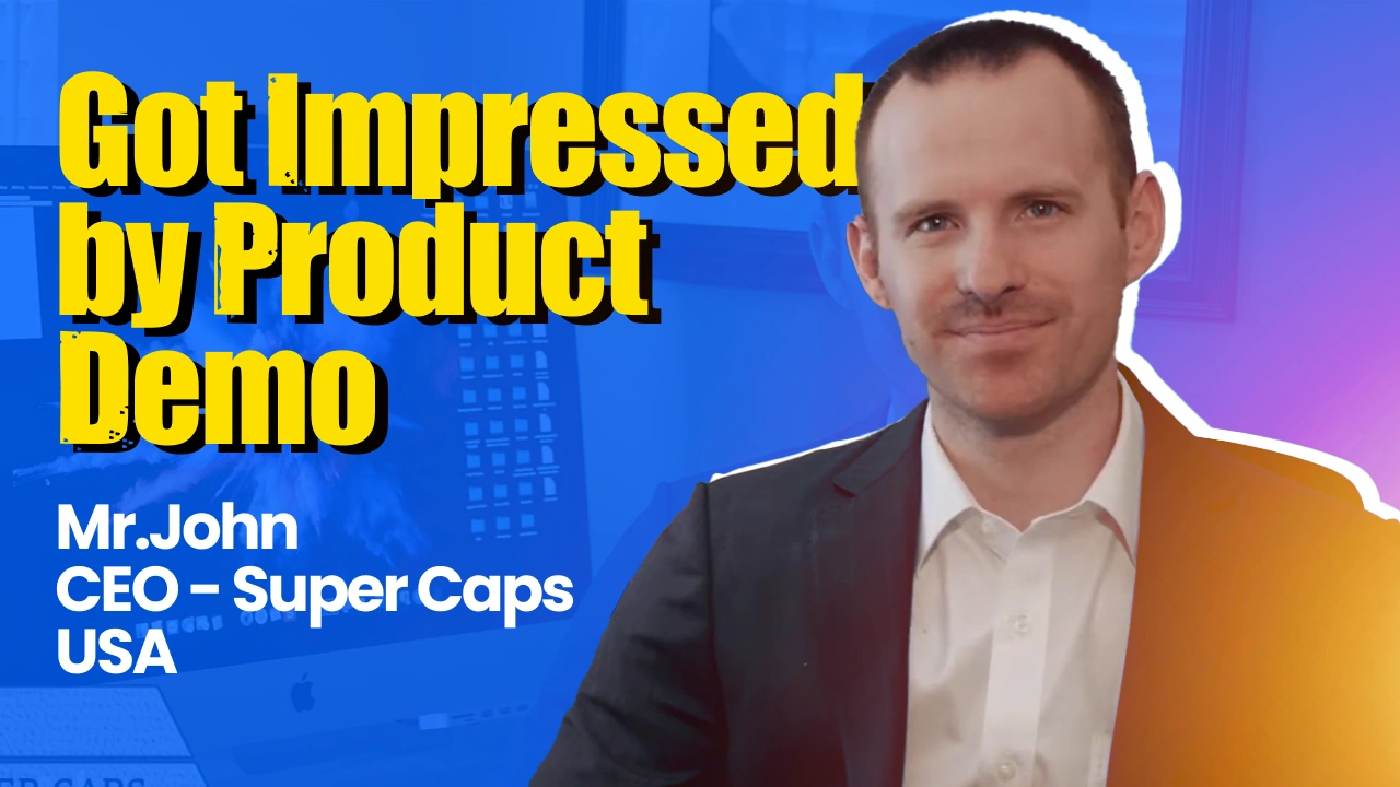 Mr. John, CEO of Super Caps USA – ULSAVVY testimonial