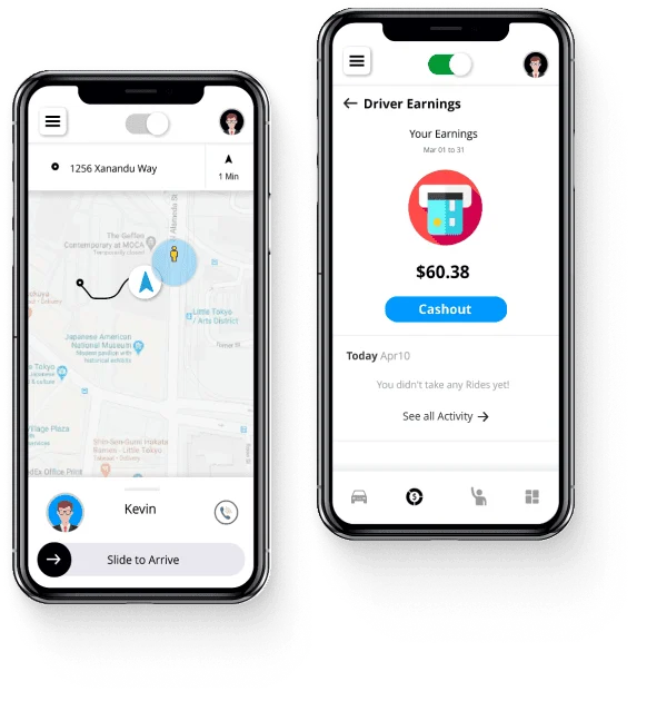 Driver App Features